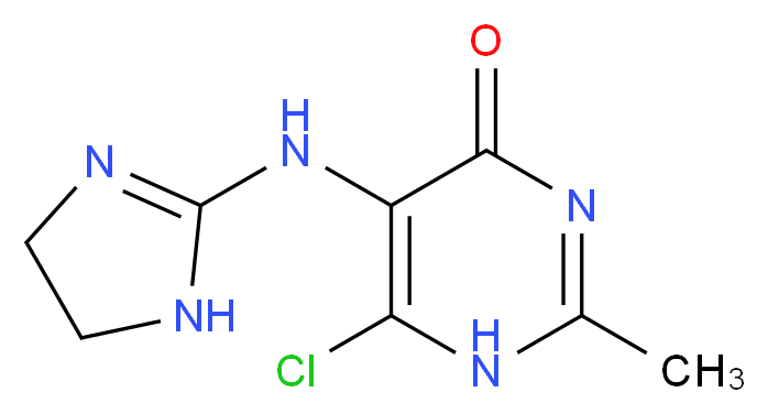 6-O-Desmethyl Moxonidine_分子结构_CAS_352457-33-1)