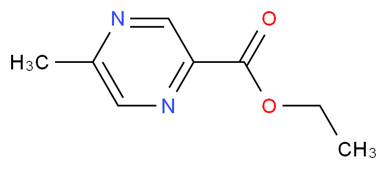 ethyl 5-methylpyrazine-2-carboxylate_分子结构_CAS_41110-34-3