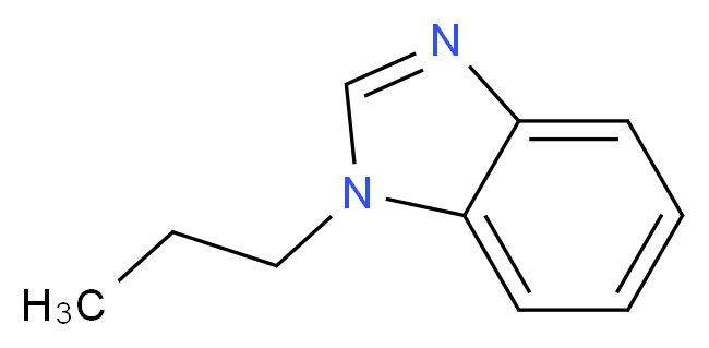 1-Propyl-1H-benzoimidazole_分子结构_CAS_7665-66-9)