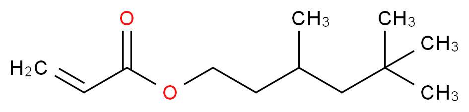 3,5,5-trimethylhexyl prop-2-enoate_分子结构_CAS_45125-03-9