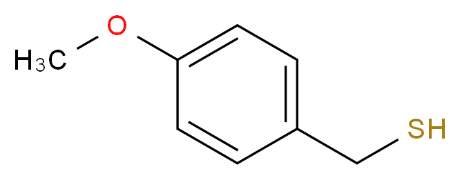 (4-methoxyphenyl)methanethiol_分子结构_CAS_6258-60-2