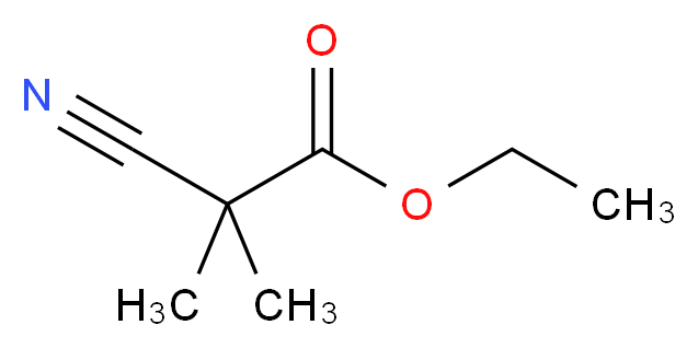 Ethyl 2,2-Dimethylcyanoacetate_分子结构_CAS_1572-98-1)