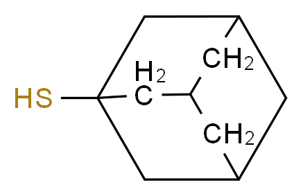 1-adamantyl hydrosulfide_分子结构_CAS_34301-54-7)