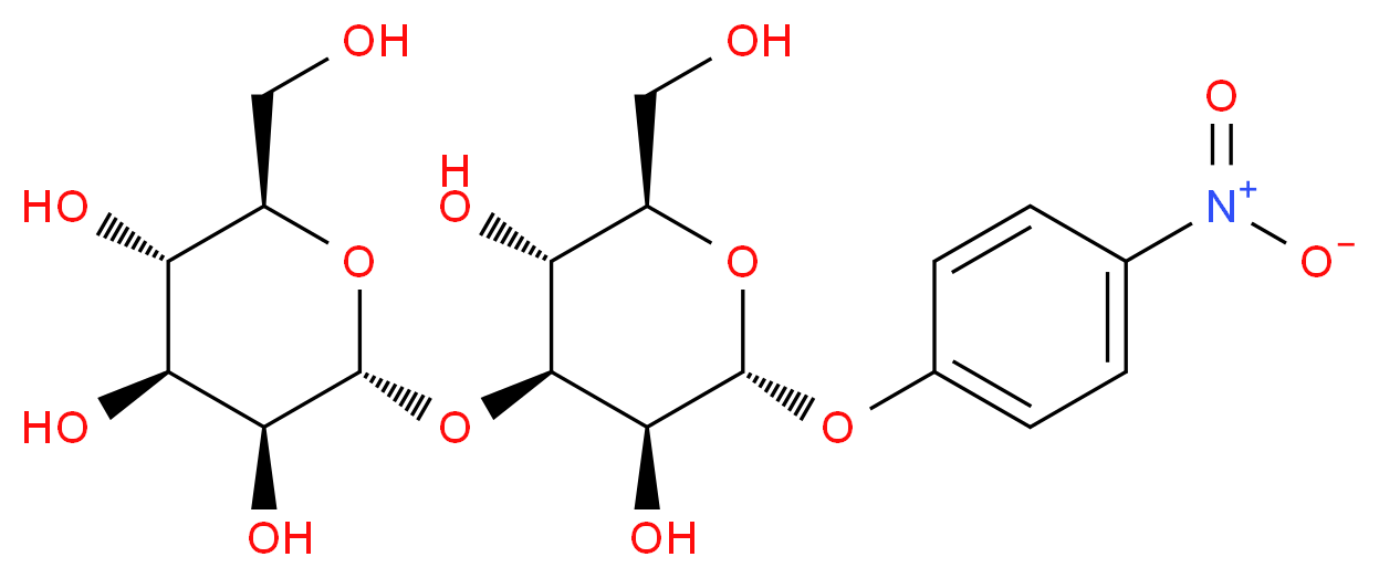 4-Nitrophenyl 3-O-(α-D-Mannopyranosyl)-α-D-mannopyranoside_分子结构_CAS_93979-06-7)