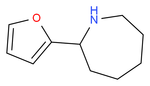 2-(furan-2-yl)azepane_分子结构_CAS_)