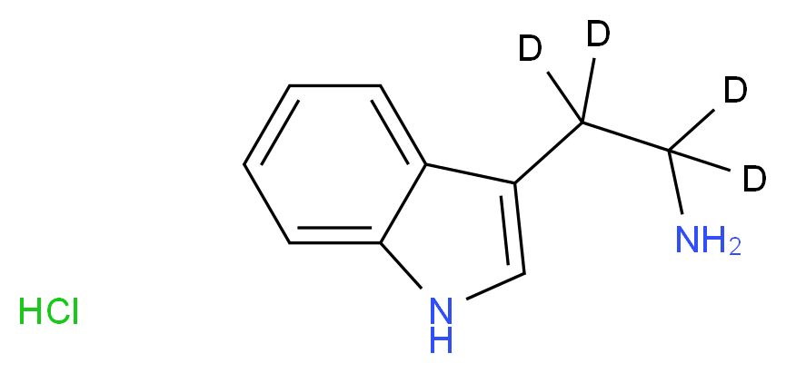 Tryptamine-d4 Hydrochloride_分子结构_CAS_340257-60-5)