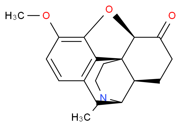 (1S,5R,13R,17R)-10-methoxy-4-methyl-12-oxa-4-azapentacyclo[9.6.1.0^{1,13}.0^{5,17}.0^{7,18}]octadeca-7(18),8,10-trien-14-one_分子结构_CAS_125-29-1