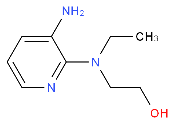 2-[(3-Amino-2-pyridinyl)(ethyl)amino]-1-ethanol_分子结构_CAS_)