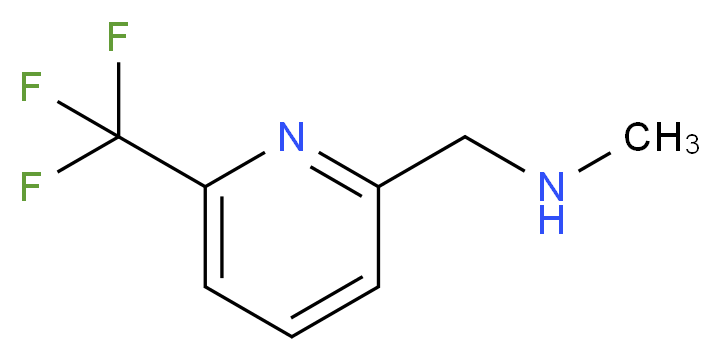 N-methyl-1-(6-(trifluoromethyl)pyridin-2-yl)methanamine_分子结构_CAS_1060810-91-4)