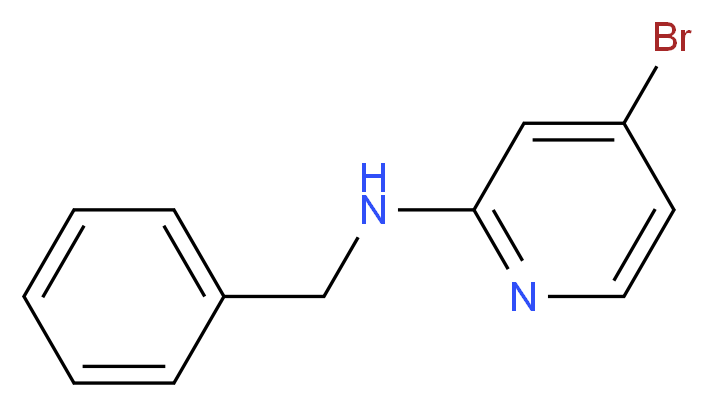 N-benzyl-4-bromopyridin-2-amine_分子结构_CAS_1209457-90-8