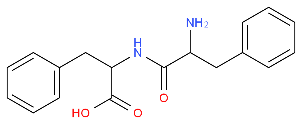 2-(2-amino-3-phenylpropanamido)-3-phenylpropanoic acid_分子结构_CAS_2577-40-4