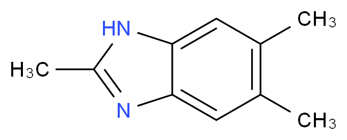 2,5,6-trimethyl-1H-1,3-benzodiazole_分子结构_CAS_3363-56-2