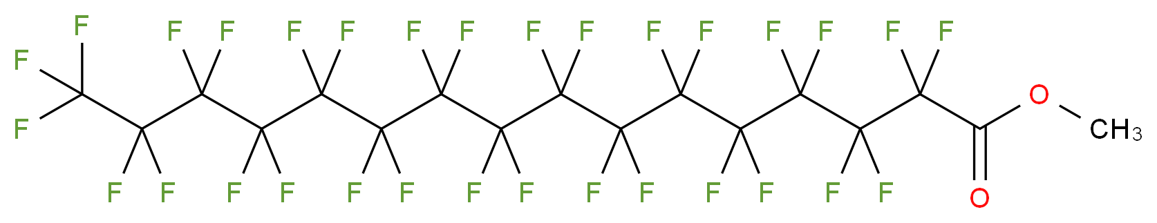 Methyl perfluorohexadecanoate 95%_分子结构_CAS_)