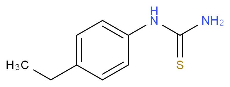 1-(4-Ethylphenyl)-2-thiourea_分子结构_CAS_22265-78-7)