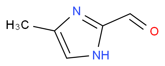 4-methyl-1H-imidazole-2-carbaldehyde_分子结构_CAS_113825-16-4