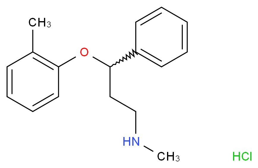 rac Atomoxetine Hydrochloride_分子结构_CAS_82857-40-7)