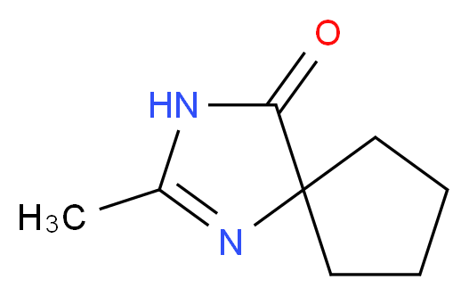 2-methyl-1,3-diazaspiro[4.4]non-1-en-4-one_分子结构_CAS_)