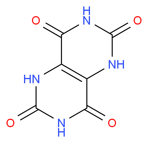 2,4,6,8-Tetrahydroxypyrimido[5,4-d]pyrimidine_分子结构_CAS_6713-54-8)