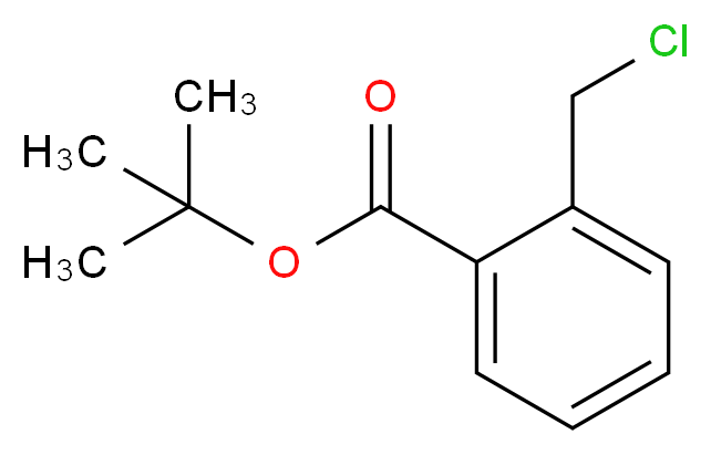 tert-butyl 2-(chloromethyl)benzoate_分子结构_CAS_950603-44-8