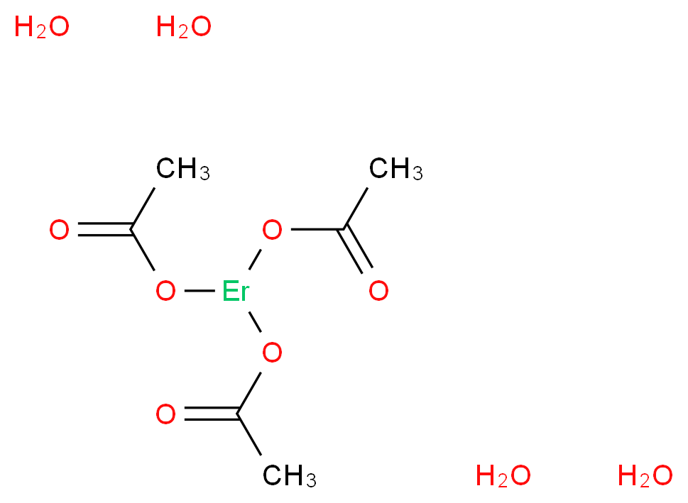 醋酸铒(III) 水合物_分子结构_CAS_207234-04-6)