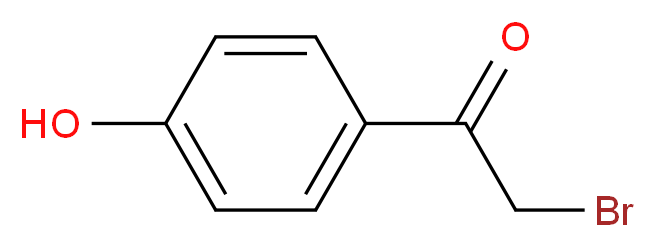 2-Bromo-4'-hydroxyacetophenone_分子结构_CAS_2491-38-5)