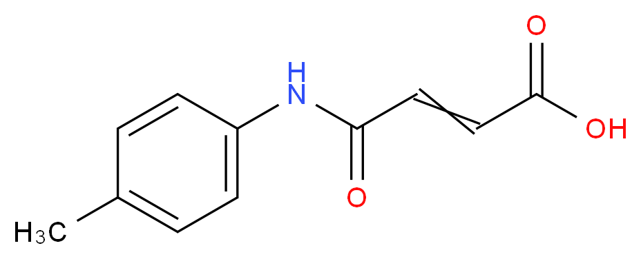 3-[(4-methylphenyl)carbamoyl]prop-2-enoic acid_分子结构_CAS_37904-03-3