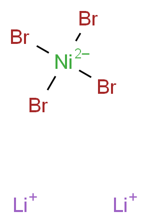 四溴镍酸二锂(II) 溶液_分子结构_CAS_13826-95-4)