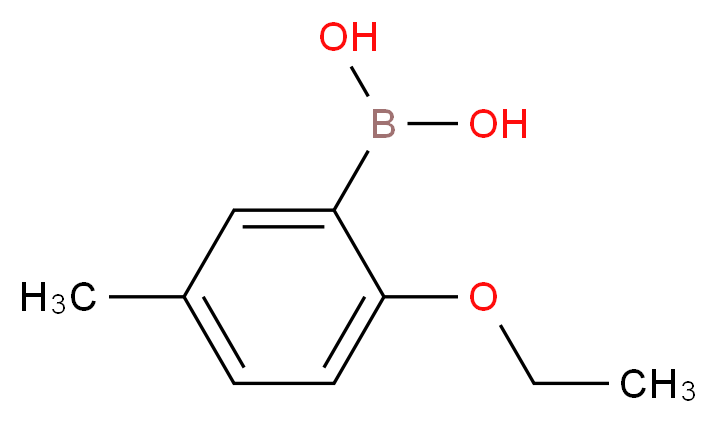 2-Ethoxy-5-methylbenzeneboronic acid 95%_分子结构_CAS_123291-97-4)