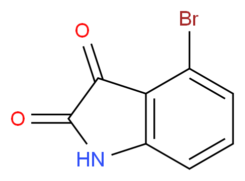 4-bromo-1H-indole-2,3-dione_分子结构_CAS_20780-72-7)