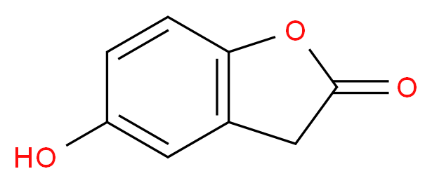 2,5-二羟基苯乙酸-γ-内酯_分子结构_CAS_2688-48-4)