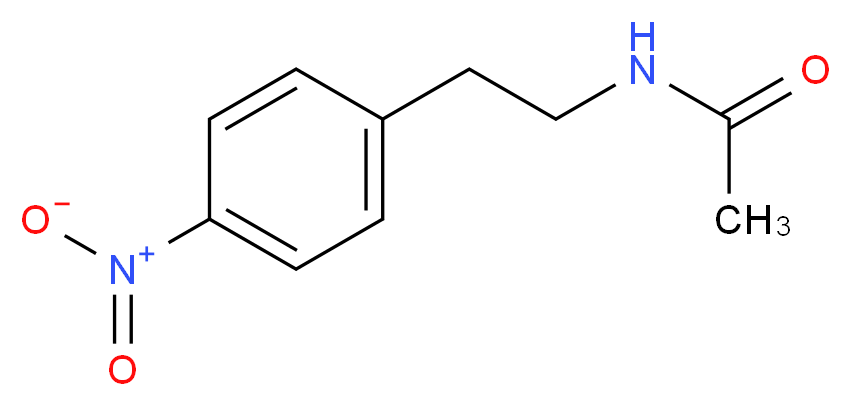 N-(4-Nitrophenethyl)acetamide_分子结构_CAS_6270-07-1)