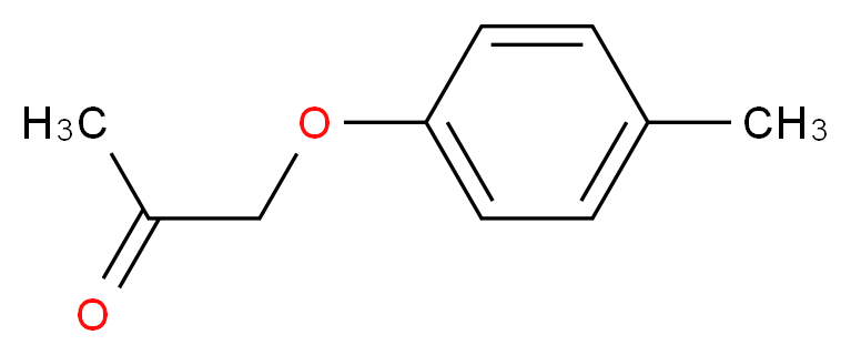 1-(4-METHYLPHENOXY)-2-PROPANONE_分子结构_CAS_6698-70-0)