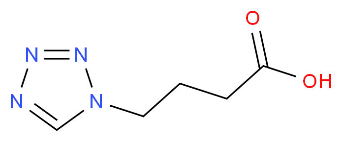 4-(1H-tetrazol-1-yl)butanoic acid_分子结构_CAS_)