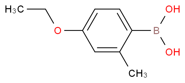 4-乙氧基-2-甲基苯硼酸_分子结构_CAS_313545-31-2)