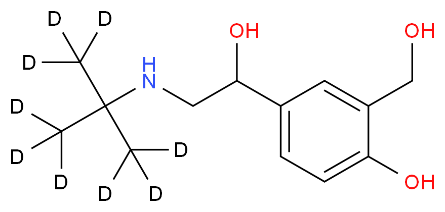 rac Albuterol-d9_分子结构_CAS_1173021-73-2)