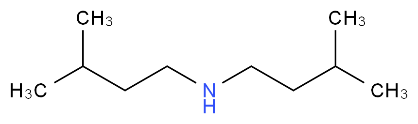 bis(3-methylbutyl)amine_分子结构_CAS_544-00-3