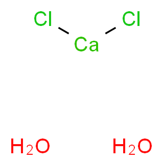 dichlorocalcium dihydrate_分子结构_CAS_10035-04-8