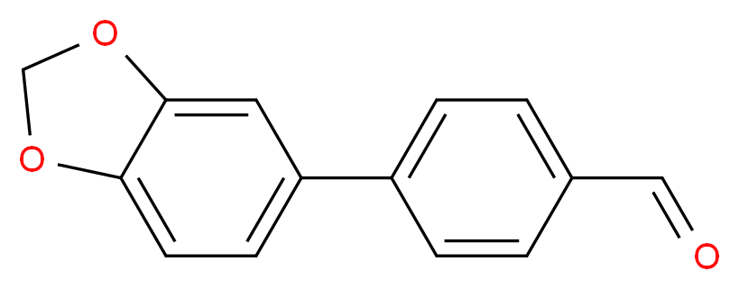 4-(1,3-Benzodioxol-5-yl)benzenecarbaldehyde_分子结构_CAS_)