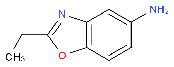 2-Ethyl-1,3-benzoxazol-5-amine_分子结构_CAS_)