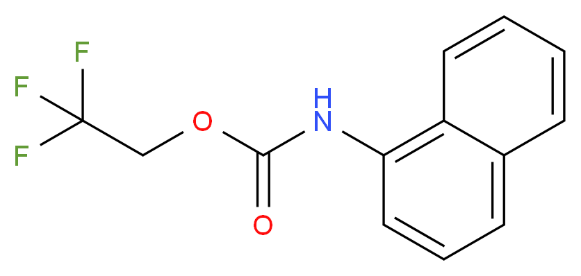 2,2,2-trifluoroethyl 1-naphthylcarbamate_分子结构_CAS_363-21-3)