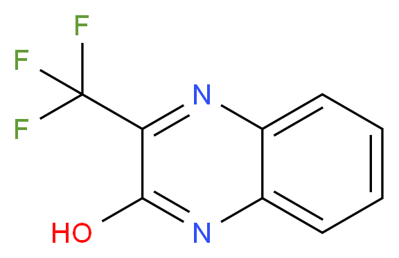 3-(Trifluoromethyl)quinoxalin-2-ol_分子结构_CAS_)