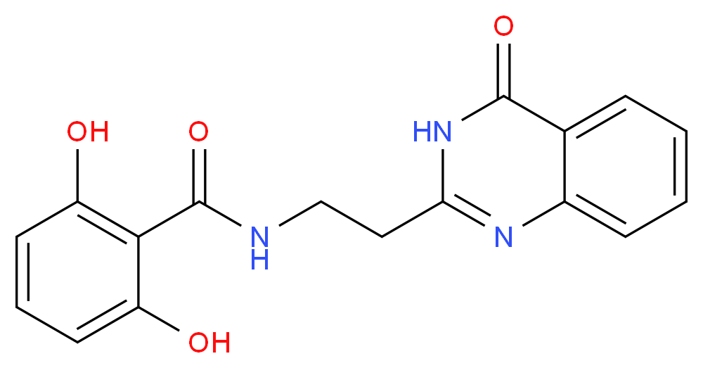 2,6-dihydroxy-N-[2-(4-oxo-3,4-dihydroquinazolin-2-yl)ethyl]benzamide_分子结构_CAS_)