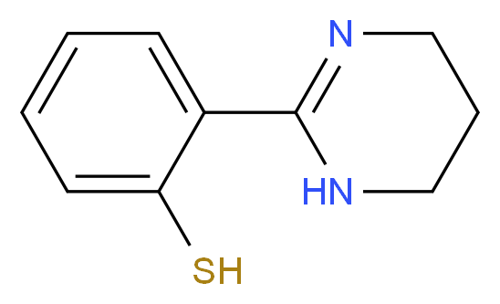 2-(1,4,5,6-tetrahydropyrimidin-2-yl)benzene-1-thiol_分子结构_CAS_53440-32-7