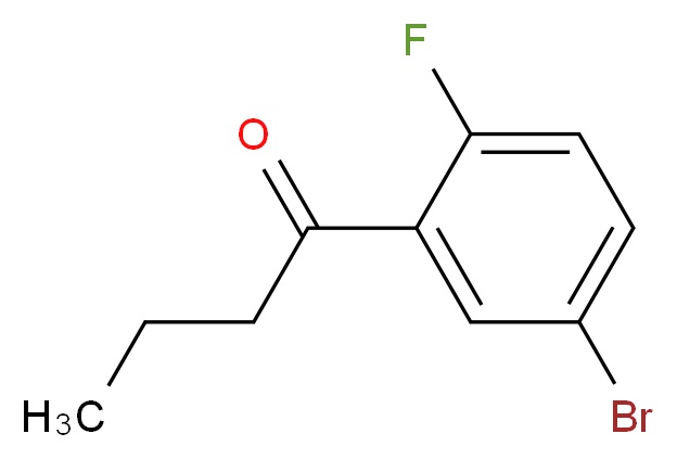 1-(5-bromo-2-fluorophenyl)butan-1-one_分子结构_CAS_1197943-61-5