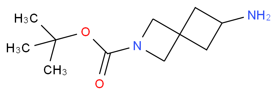 tert-butyl 6-amino-2-azaspiro[3.3]heptane-2-carboxylate_分子结构_CAS_1211586-09-2