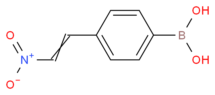 4-[(E)-2-Nitrovinyl]benzeneboronic acid_分子结构_CAS_216394-04-6)