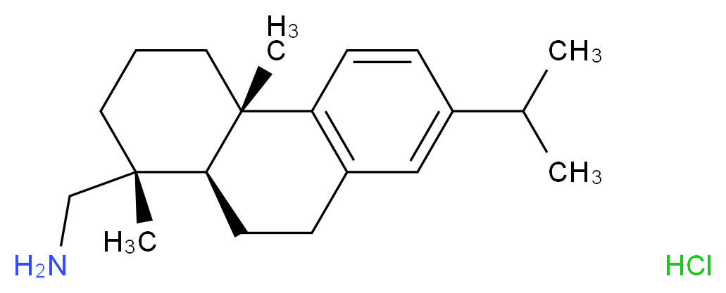 Dehydroabiethylamine Hydrochloride_分子结构_CAS_16496-99-4)