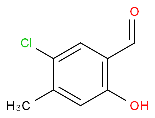 5-Chloro-2-hydroxy-4-methylbenzaldehyde_分子结构_CAS_3328-68-5)