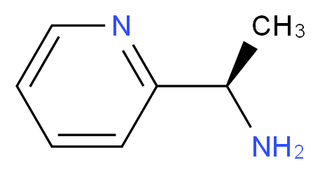 (R)-1-(Pyridin-2-yl)ethanamine_分子结构_CAS_45695-03-2)