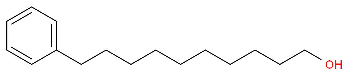 10-phenyldecan-1-ol_分子结构_CAS_62607-69-6